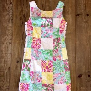 Lilly Pulitzer Patchwork Shift Dress - Size 0